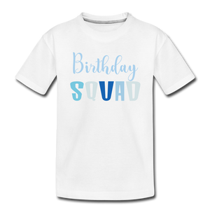 Birthday Squad Kids' Premium T-Shirt - white