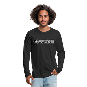 Townbiz Men's Premium Long Sleeve T-Shirt - black