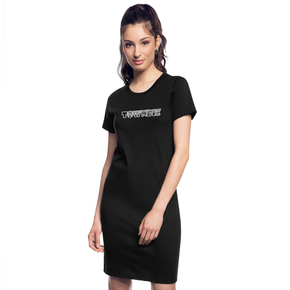 Townbiz Women's T-Shirt Dress - black